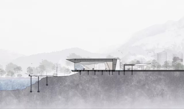 剖面图，，，，EVO视讯修建设计